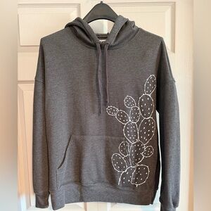 Gray Prickly Pear Hoodie